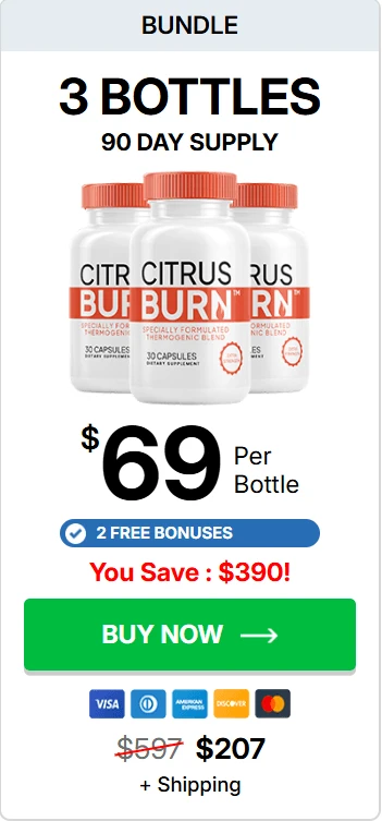 CitrusBurn sale